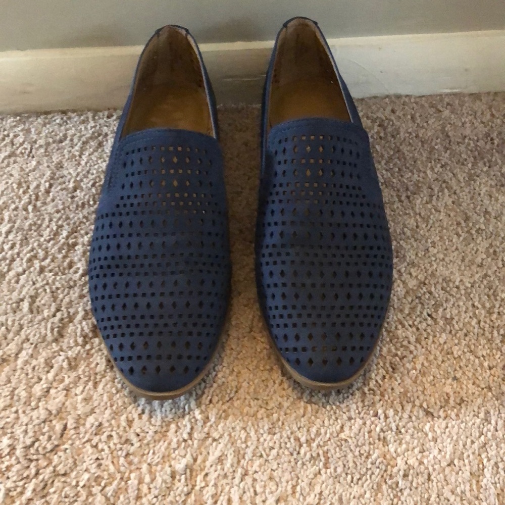 Franco Sarto Navy Blue flats